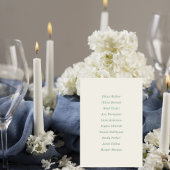 Art Nouveau Wedding Table Number Card Tischnummer