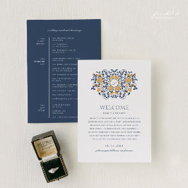 Art Nouveau Wedding Welcome & Weekend Tour Programm