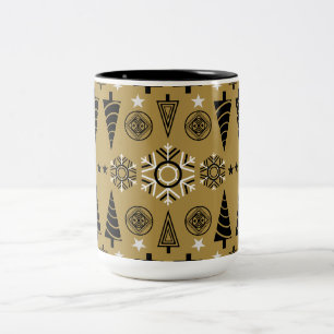 Art Nouveau Weihnachtsdekoration Zweifarbige Tasse