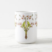 Art Nouveau Whimsical Blooms Kaffeetasse (Mittel)
