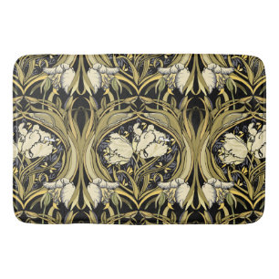 Art Nouveau White Tulips Badematte