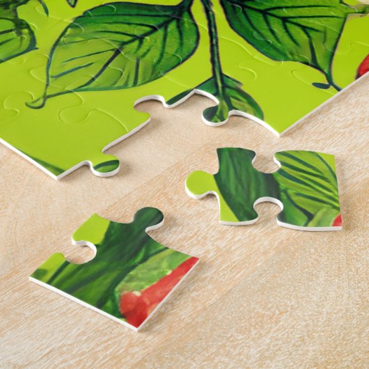 Art Nouveau Wild Rabbit and Flowers Puzzle (Seite)