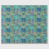 Art Nouveau William Morris 1960er 1970er Mod Retro Geschenkpapier (Flach)