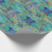 Art Nouveau William Morris 1960er 1970er Mod Retro Geschenkpapier (Ecke)