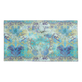 Art Nouveau William Morris 1970s Retro Reversible Kissenbezug (Rückseite)