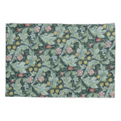 Art Nouveau William Morris Leicester Blume Folia Kissenbezug (Rückseite-Links)