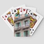 Art Nouveau Windows - Barcelona, Spanien Spielwage Spielkarten (Rückseite)