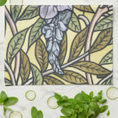 Art nouveau wisteria flower pattern   geschirrtuch (Gefaltet)
