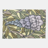 Art nouveau wisteria flower pattern   geschirrtuch (Horizontal)