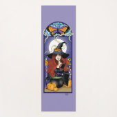 Art Nouveau Witz Lila Yogamatte (Vorderseite)