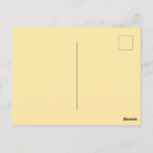 Art Nouveau Witz Under Trew Cat Frog Broom Postkarte (Rückseite)