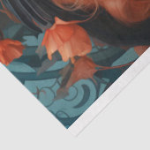 Art Nouveau Woman 2 Dekoupage Paper Seidenpapier (Ausschnitt)