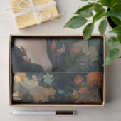 Art Nouveau Woman Collage 1 Dekoupage Paper Seidenpapier (Geschenk)