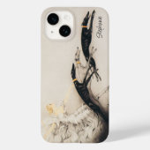 Art Nouveau Woman Greyhounds Louis Icart Case-Mate iPhone Hülle (Rückseite)