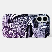 Art Nouveau Woman Lesen Case-Mate iPhone Hülle (Rückseite (Horizontal))