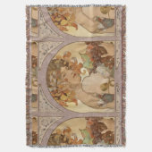 Art Nouveau Woman Mucha Beautiful Decke (Vorderseite Vertikal)