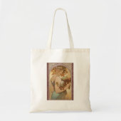 Art Nouveau Woman Mucha Beautiful Tragetasche (Vorne)