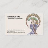Art Nouveau Women y6776 Visitenkarte (Rückseite)
