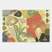 Art Nouveau Wrapping Paper Geschenkpapier Set (Vorderseite 3)
