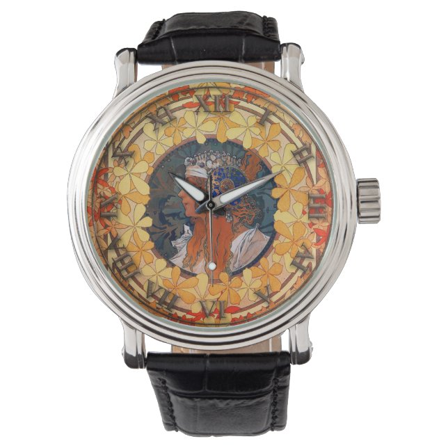 Art Nouveau Wrist Watch Armbanduhr (Vorderseite)