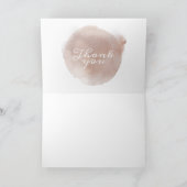 Art Nouveau zodiac bkgrd geklappt Dankeschön Karte (Innenseite)