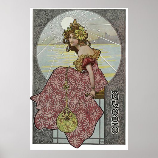 Art Nouveay von Alphonse Mucha Poster (Vorne)