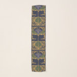 Art Nouvelle Blue Lily 1902 Schal<br><div class="desc">Feiern Sie Ihre Liebe mit diesem Jugendstil-Dekor, das aus einem antiken Buchcover von 1902 stammt. Die Blume ist im Jugendstil gehalten und die vergoldeten Blattmuster werden mit dunkelblauen Hintergrund und tiefgrünem Akzent im Wald abgerundet. Für Buchliebhaber, Leser, Schriftsteller, Bibliophilen, Bibliomaniker, Buchsammler, Buchhändler, Buchexperten, Buchwürmer, Buchbesessene, Leser der Liebe und alle...</div>