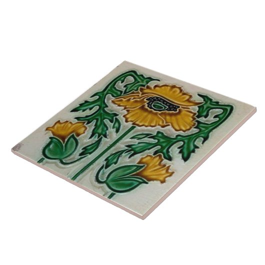 Art Noveau ceramic tile Fliese (Seite)