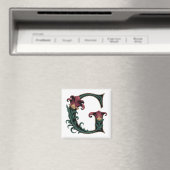 Art Nuevo Roter und Grüner Buchstabe G Magnet (In Situ (Geschirrspüler))