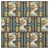 Art Nuovae Viktorianische Stilfserin Stilelemente Stoff (Muster)