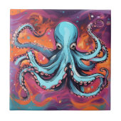 Art Octopus Dream Fliese (Vorderseite)