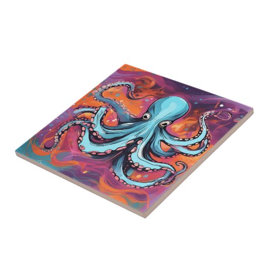 Art Octopus Dream Fliese (Seite)
