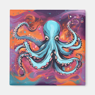 Art Octopus Dream Magnet