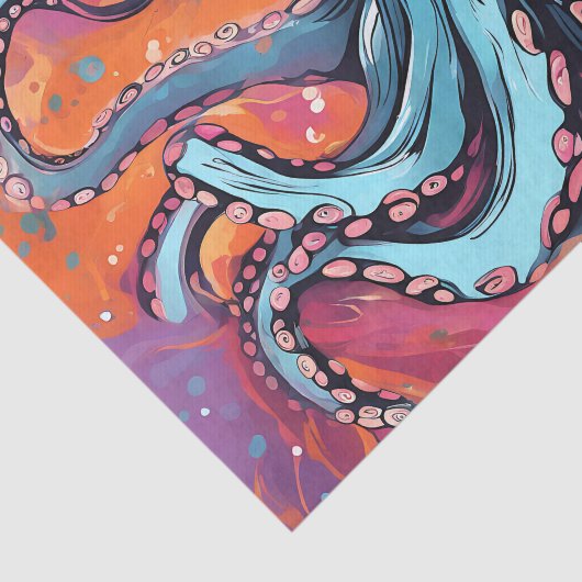Art Octopus Dream Seidenpapier (Ausschnitt)