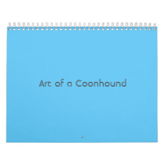 Art of a Coonhound Calendar 2021 Kalender