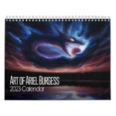 Art of Ariel Burgess 2023 Kalender (Titelbild)