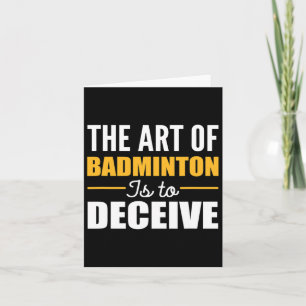 Art of Badminton Badminton Player Karte
