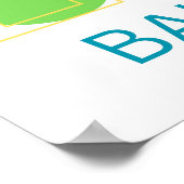 Art of Bauhaus Minimalist Modern Design Poster (Ecke)