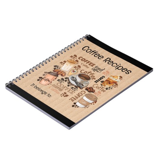 ART OF COFFEE NOTEBOOK NOTIZBLOCK (Linke Seite)