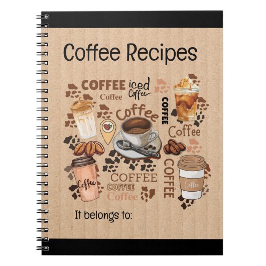 ART OF COFFEE NOTEBOOK NOTIZBLOCK (Vorderseite)