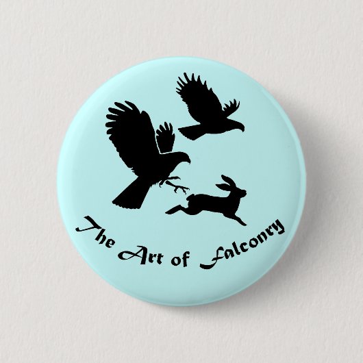 Art of Falconry - Harris Hawks Button (Vorderseite)