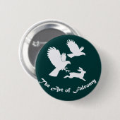Art of Falconry - Harris Hawks Button (Vorne & Hinten)