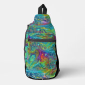 Art of Image Abstraction - nahtloses Muster 2 Crossbody Bag (Vorderseite)