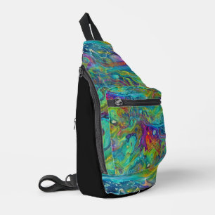 Art of Image Abstraction - nahtloses Muster 2 Crossbody Bag