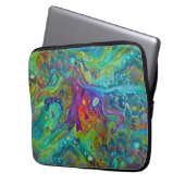 Art of Image Abstraction - nahtloses Muster 2 Laptopschutzhülle (Vorderseite Links)