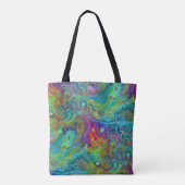 Art of Image Abstraction - nahtloses Muster 2 Tasche (Rückseite)