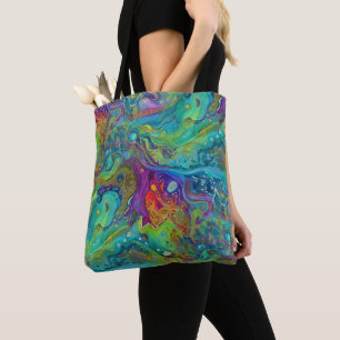 Art of Image Abstraction - nahtloses Muster 2 Tasche