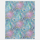 Art of Image Abstraction - nahtloses Muster 4 Fleecedecke (Vorderseite)