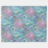 Art of Image Abstraction - nahtloses Muster 4 Fleecedecke (Vorderseite (Horizontal))