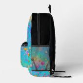 Art of Image Abstraction - nahtloses Muster 8 Bedruckter Rucksack (Rechts)